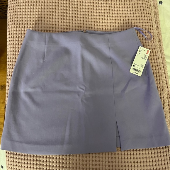 Uniqlo Women's Violet Slit Mini Skirt - Picture 1 of 6